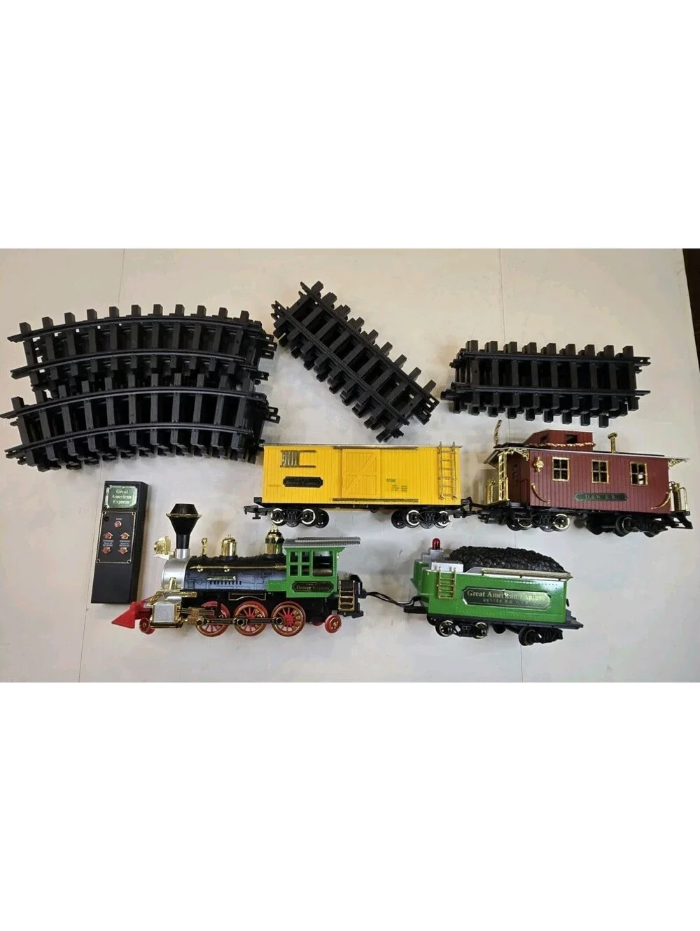 New Bright G Scale Denver Express Train W/tracks 1986 Untested